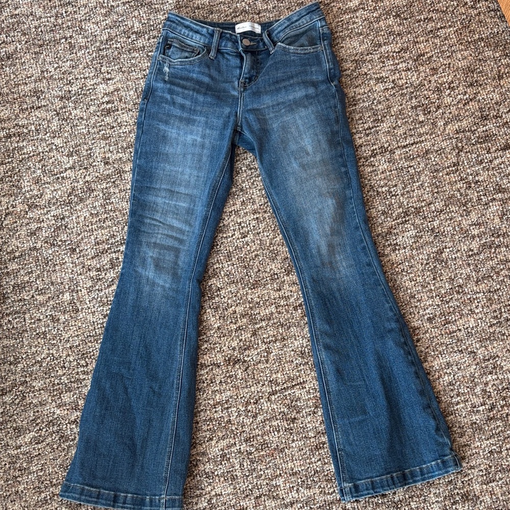 KanCan Dark Blue Flare Jeans
